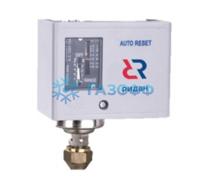 Реле давления (прессостат) Ридан KP 5 авт. HP (под отбортовку 1/4&amp;quot;/ 6мм) IP44 (5...30 bar)
