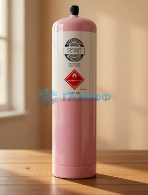 Фреон R290 (Пропан) 0,4кг с клапаном шредера