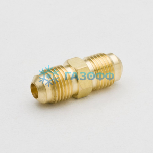 Штуцер проходной DJ - 3/8 SAE