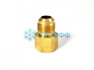 Штуцер переходной без конуса M 3/8 - F 1/4