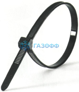 Стяжка кабельная L=200mm x 2.5 черная (уп. 100 шт.)